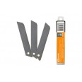 Лезвия 18 мм, для ножа технического (строительного), 10 штук, сегментированные, `Алмаз` TDM