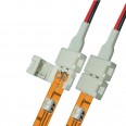 Коннектор (провод) для соединения светодиодных лент 5050 с блоком питания, 2 контакта, IP20, цвет белый, 20 штук в пакете