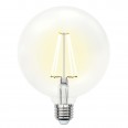 LED-G125-10W/WW/E27/CL PLS02WH Лампа светодиодная. Форма `шар`, прозрачная колба. Цвет свечения теплый белый. Серия Sky. Упаковка картон. ТМ Uniel