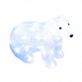 ULD-M3125-040/STA WHITE IP20 WHITE BEAR-4 Фигура светодиодная «Белый медведь-4», 40 светодиодов, размер 31*15*25 см, цвет свечения-белый, IP20