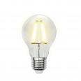 LED-A60-8W/WW/E27/CL PLS02WH Лампа светодиодная. Форма `A`, прозрачная. Серия Sky. Теплый белый свет. Картон. ТМ Uniel.