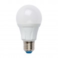 LED-A60 8W/NW/E27/FR PLP01WH Лампа светодиодная. Форма «А», матовая. Серия Яркая. Белый свет (4000K). Картон. ТМ Uniel