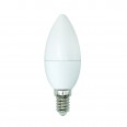 LED-C37-6W/WW+NW/E14/FR PLB01WH Лампа светодиодная. Форма «свеча», матовая. Серия Bicolor. Теплый белый свет - Белый свет. Картон. ТМ Uniel.