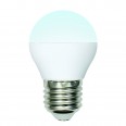 LED-G45-6W/NW/E27/FR/MB PLM11WH Лампа светодиодная. Форма «шар», матовая. Серия Multibright. Белый свет (4000K). 100-50-10. Картон. ТМ Uniel.