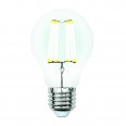 LED-A60-7W/WW/E27/CL/DIM GLA01TR Лампа светодиодная диммируемая. Форма `A`, прозрачная. Серия Air. Теплый белый свет (3000K). Картон. ТМ Uniel