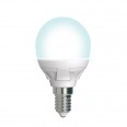LED-G45 7W/4000K/E14/FR/DIM PLP01WH Лампа светодиодная, диммируемая. Форма «шар», матовая. Серия Яркая. Белый свет (4000K). Картон. ТМ Uniel.