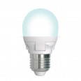 LED-G45 7W/4000K/E27/FR/DIM PLP01WH Лампа светодиодная, диммируемая. Форма «шар», матовая. Серия Яркая. Белый свет (4000K). Картон. ТМ Uniel.