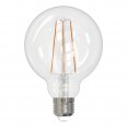 LED-G95-10W/3000K/E27/CL PLS02WH Лампа светодиодная. Форма `шар`, прозрачная. Серия Sky. Теплый белый свет (3000K). Картон. ТМ Uniel.