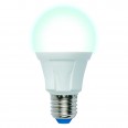 LED-A60 13W/4000K/E27/FR PLP01WH Лампа светодиодная. Форма «А», матовая. Серия Яркая. Белый свет (4000K). Картон. ТМ Uniel.