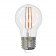 LED-G45-11W/3000K/E27/CL PLS02WH Лампа светодиодная. Форма `шар`, прозрачная. Серия Sky. Теплый белый свет (3000К). Картон. ТМ Uniel.