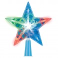 ULD-H1516-010/DTA MULTI STAR Украшение светодиодное для ёлки «Звезда», 15см. 10 светодиодов. Разноцветный свет. Прозрачный провод. TM Uniel.