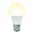 LED-A60-7W/3000K/E27/FR/NR Лампа светодиодная. Форма `A`, матовая. Серия Norma. Теплый белый свет (3000K). Картон. ТМ Volpe