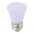 LED-D45-1W/RGB/E27/FR/С BELL Лампа декоративная светодиодная. Форма `Колокольчик`, матовая. Цвет RGB. Картон. ТМ Volpe.