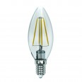 LED-C35-13W/3000K/E14/CL PLS02WH Лампа светодиодная. Форма `свеча`, прозрачная. Серия Sky. Теплый белый свет (3000К). Картон. ТМ Uniel.