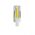 LED-JC-220/5W/4000K/G4/CL GLZ09TR Лампа светодиодная, прозрачная. Белый свет (4000К). Картон. ТМ Uniel.