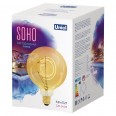 LED-SF02-5W/SOHO/E27/CW GOLDEN GLS77GO Лампа светодиодная SOHO. Золотистая колба. Филамент в форме месяца. Картон. ТМ Uniel