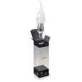 Лампа светодиодная свеча на ветру для хрустальных люстр (прозрачная) диммируемая 5W 2700K E14 Gauss