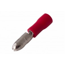 Разъем штекерный изолированный штекер 4 мм 0.5-1.5 мм2 (РШи-п 1.5-4/РШИп 1,25-4) красный REXANT
