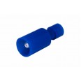 Разъем штекерный полностью изолированный штекер 4 мм 1.5-2.5 мм2 (РШПи-п 2.5-4/РШИп 2-5-4) синий REXANT