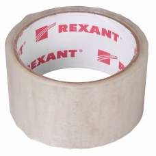 Скотч упаковочный 48 мм х 50 мкм, прозрачный (рулон 36 м) REXANT