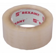 Скотч упаковочный 48 мм х 50 мкм, прозрачный (рулон 66 м) REXANT