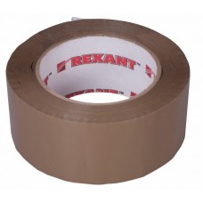 Скотч упаковочный 48 мм х 50 мкм, коричневый (рулон 150 м) REXANT