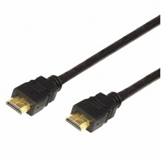 Шнур HDMI - HDMI с фильтрами, длина 1,5 метра (GOLD) (PVC пакет) REXANT