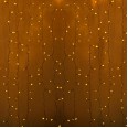 Гирлянда `Светодиодный Дождь` 2x0,8м, прозрачный провод, 230 В, диоды Желтые, 160 LED