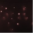 Гирлянда Айсикл (бахрома) светодиодный, 4,8 х 0,6 м, прозрачный провод, 230 В, цвет: Золото, 176 LED