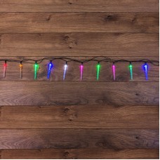 Гирлянда светодиодная `Палочки с пузырьками` 20 палочек, цвет: мультиколор, 2 метра
