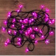 Гирлянда светодиодная `Цветы Сакуры` 50 LED РОЗОВЫЕ 7 метров с контроллером