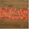 Гирлянда `Мишура LED` 6 м прозрачный ПВХ, 576 диодов, цвет красный