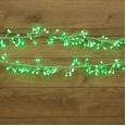 Гирлянда `Мишура LED` 6 м прозрачный ПВХ, 576 диодов, цвет зеленый