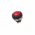 Выключатель-кнопка 250V 1А (2с) OFF-(ON) Б/Фикс красная Micro REXANT