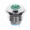 Индикатор металл d16 220В подсв/зеленая LED REXANT