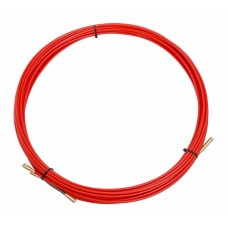Протяжка кабельная REXANT (мини УЗК в бухте), стеклопруток, d=3,5 мм 15 м, красная
