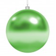 Елочная фигура `Шар`, 20 см, цвет зеленый