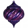 Елочная фигура `Лампа`, 20 см, цвет фиолетовый
