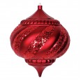 Елочная фигура `Лампа`, 25 см, цвет красный