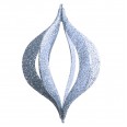 Елочная фигура `Сосулька складная 3D`, 51 см, цвет серебряный