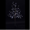Дерево комнатное `Сакура`, ствол и ветки фольга, высота 1.2 метра, 80 светодиодов белого цвета, трансформатор IP44 NEON-NIGHT