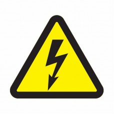 Наклейка знак электробезопасности `Опасность поражения электротоком `100*100*100 мм Rexant