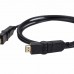 Шнур HDMI - HDMI с фильтрами, длина 2 метра, угловой 360° (GOLD) (PVC пакет) REXANT