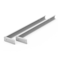 Кронштейн 600 мм для крепления светильника для школьных досок (2 кронштейна с набором крепежей)