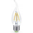 Лампа светодиодная LED-СВЕЧА на ветру-PREMIUM 5.0Вт 220В Е27 3000К 450Лм прозрачная ASD