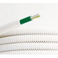 Электротруба ПЛЛ гибкая гофр. не содержит галогенов д.25мм, цвет белый,с кабелем ППГнг(А)-FRHF 3x2,5мм2 РЭК `ГОСТ+`,50м