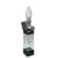 Лампа светодиодная свеча для хрустальных люстр прозрачная диммируемая 5W 4100K E27 Gauss