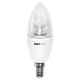 Лампа светодиодная (LED) «свеча» d37мм E14 180° 7Вт 230В прозрачная нейтральная холодно-белая 4000К диммируемая Jazzway
