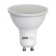 Лампа светодиодная (LED) с отражателем d50мм GU10 110° 7Вт 230В матовая нейтральная холодно-белая 4000К диммируемая Jazzway