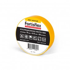 Изолента ПВХ 19х0.15х20 (желт) (Fortisflex)
